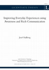 Research paper thumbnail of Improving Everyday Experiences using Awareness and Rich Communication,” June 2006