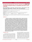 Research paper thumbnail of Neoadjuvant photodynamic therapy augments immediate and prolonged oxaliplatin efficacy in metastatic pancreatic cancer organoids