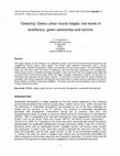 Research paper thumbnail of Greening Gweru urban tourist lodges: low levels of ecoliteracy, green awareness and actions