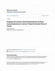 Research paper thumbnail of Grappling with inclusion: Ethnocultural diversity and socio-musical experiences in Common Thread Community Chorus of Toronto
