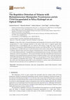 Research paper thumbnail of The Repetitive Detection of Toluene with Bioluminescence Bioreporter Pseudomonas putida TVA8 Encapsulated in Silica Hydrogel on an Optical Fiber
