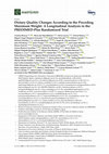 Research paper thumbnail of Dietary Quality Changes According to the Preceding Maximum Weight: A Longitudinal Analysis in the PREDIMED-Plus Randomized Trial