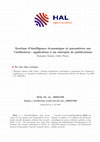 Research paper thumbnail of Système d'intelligence économique et paramètres sur l'utilisateur : application à un entrepôt de publications
