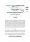 Research paper thumbnail of Âşık Veysel Şiirlerinde Yer Alan Sözlüksel Alanlar