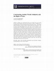 Research paper thumbnail of Constructing Another World: Solidarity and the Right to Water