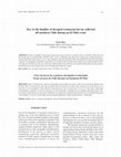 Research paper thumbnail of Key to the families of decapod crustacean larvae collected off northern Chile during an El Niño event¹