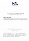 Research paper thumbnail of Multi-source Data Mining for e-Learning