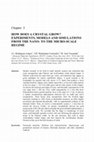 Research paper thumbnail of How does a crystal grow? Experiments, models and simulations from the nano- to the micro-scale regime