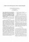 Research paper thumbnail of A High Level Service-Based Approach to Software Component Integration
