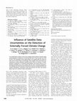 Research paper thumbnail of Influence of Satellite Data Uncertainties on the Detection of Externally Forced Climate Change