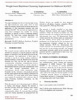 Research paper thumbnail of Location based clustering implemented for multicast backbone MANET