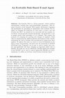 Research paper thumbnail of An Evolvable Rule-Based E-mail Agent
