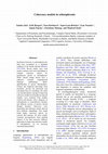 Research paper thumbnail of Coherence models in schizophrenia