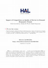 Research paper thumbnail of Impact of competition on quality of service in demand responsive transit