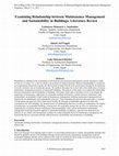 Research paper thumbnail of Examining Relationship between Maintenance Management and Sustainability in Buildings: Literature Review
