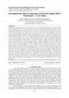 Research paper thumbnail of Investigation the Effect of Aggregates on Hot Mix Asphalt ( HMA ) Performance-A Case Study