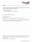 Research paper thumbnail of Le Baobab en quête de ses racines : la « Négritude » d’Aimé Césaire ou l’éveil à un humanisme identitaire et écologique dans l’espace francophone