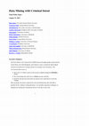 Research paper thumbnail of Data Mining with Criminal Intent