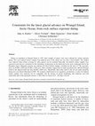 Research paper thumbnail of Constraints for the latest glacial advance on Wrangel Island, Arctic Ocean, from rock surface exposure dating