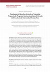 Research paper thumbnail of Enseñanza del derecho electoral en Venezuela:  Propuesta de Programa Instruccional para la Escuela  de Derecho de la Universidad Fermín Toro