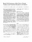 Research paper thumbnail of Basal cell carcinoma of the vulva: Clinical features and treatment results in 28 patients
