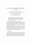 Research paper thumbnail of An Automatic Comparison between Knowledge Diagnostic Techniques