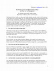 Research paper thumbnail of How Should a Greek Debt Restructuring Be Done and What Are Its Consequences