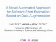 Research paper thumbnail of A novel automated approach for software effort estimation based on data augmentation