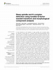 Research paper thumbnail of Sleep spindle and K-complex detection using tunable Q-factor wavelet transform and morphological component analysis