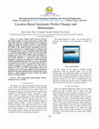 Research paper thumbnail of Location Based Automatic Profile Changer and Mobiminder