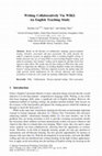 Research paper thumbnail of Writing Collaboratively Via WIKI: An English Teaching Study