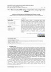 Research paper thumbnail of Two-dimensional satellite image compression using compressive sensing