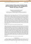 Research paper thumbnail of Analisa Sentiment Masyarakat terhadap Pemilu 2019 berdasarkan Opini di Twitter menggunakan Metode Naive Bayes Classifier