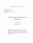Research paper thumbnail of Consequentialism, Agent-Neutrality, and Mahāyāna Ethics