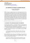 Research paper thumbnail of ELF-oriented attitudes to learning English