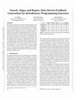 Research paper thumbnail of Search, align, and repair: data-driven feedback generation for introductory programming exercises