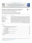 Research paper thumbnail of Development of biohydrogen production by photobiological, fermentation and electrochemical processes: A review