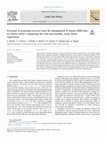 Research paper thumbnail of Provision of ecosystem services from the management of Natura 2000 sites in Umbria (Italy): Comparing the costs and benefits, using choice experiment