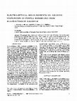 Research paper thumbnail of Electro-optical measurements on aqueous suspension of purple membrane from Halobacterium halobium