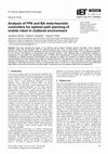 Research paper thumbnail of Analysis of FPA and BA meta‐heuristic controllers for optimal path planning of mobile robot in cluttered environment