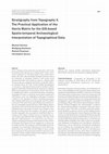 Research paper thumbnail of Stratigraphy from Topography II -  The practical application of the Harris Matrix for the GIS-based spatio-temporal archaeological interpretation of topographical data