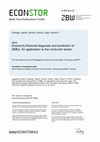 Research paper thumbnail of Economic-financial diagnosis and prediction of SMEs: An application to the contructin sector