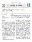 Research paper thumbnail of A tool for addressing the ramification problem in spatial databases: A solution implemented in SQL