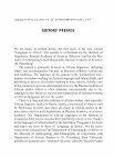 Research paper thumbnail of Editors’ preface