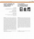 Research paper thumbnail of Acoustic Streaming, The “Small Invention” of Cianobacteria?