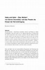 Research paper thumbnail of Gabe und Opfer – Über Mother! von Darren Aronofsky und das Theater als Körper der Hervorbringung