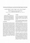 Research paper thumbnail of Clustering and classifying gene expressions data through Temporal Abstractions