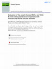 Research paper thumbnail of Evaluation of the growth factors VEGF-a and VEGF-B in the vitreous and serum of patients with macular and retinal vascular diseases