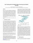 Research paper thumbnail of Eye tracking with the adaptive optics scanning laser ophthalmoscope