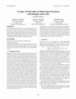 Research paper thumbnail of A Logic of Inferable in Multi-Agent Systems with Budget and Costs